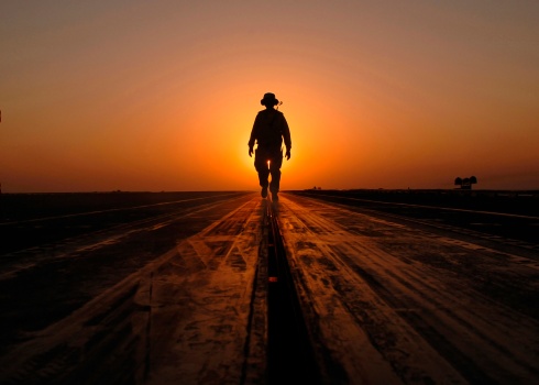 sunrise on the big e